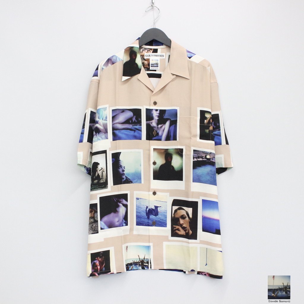 DAVIDE SORRENTI | S/S HAWAIIAN SHIRT -TYPE 2- #BROWN [DAVIDESORRENTI-WM-HI02]