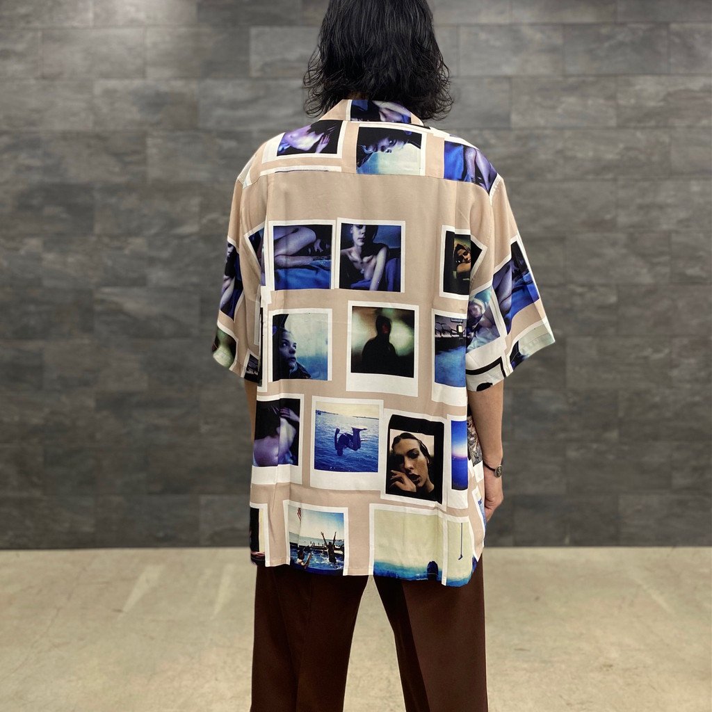 DAVIDE SORRENTI | S/S HAWAIIAN SHIRT -TYPE 2- #BROWN [DAVIDESORRENTI-WM-HI02]