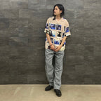 DAVIDE SORRENTI | S/S HAWAIIAN SHIRT -TYPE 2- #BROWN [DAVIDESORRENTI-WM-HI02]