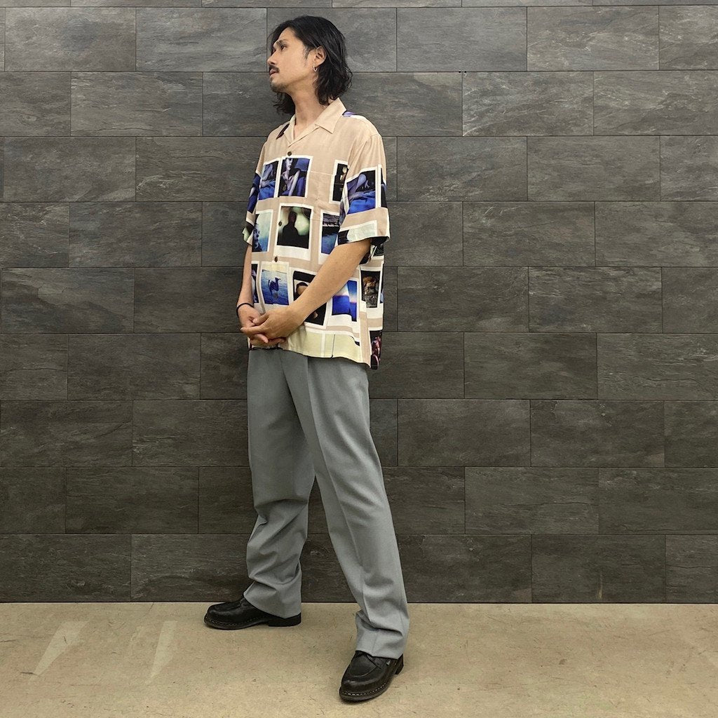 DAVIDE SORRENTI | S/S HAWAIIAN SHIRT -TYPE 2- #BROWN [DAVIDESORRENTI-WM-HI02]