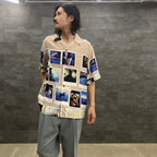 DAVIDE SORRENTI | S/S HAWAIIAN SHIRT -TYPE 2- #BROWN [DAVIDESORRENTI-WM-HI02]