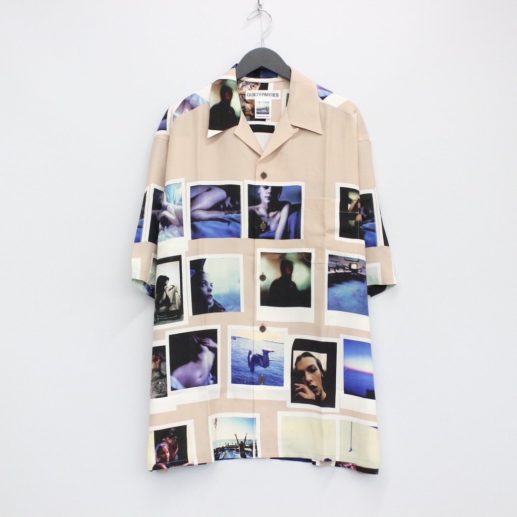 DAVIDE SORRENTI | S/S HAWAIIAN SHIRT -TYPE 2- #BROWN [DAVIDESORRENTI-WM-HI02]