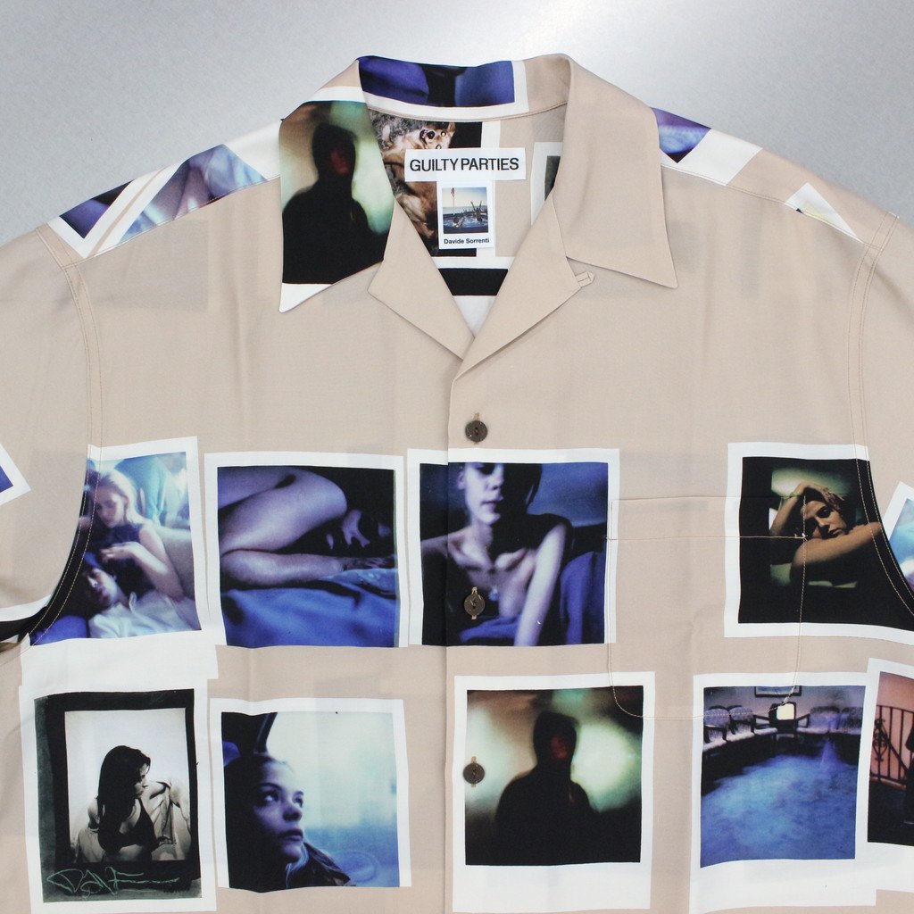 DAVIDE SORRENTI | S/S HAWAIIAN SHIRT -TYPE 2- #BROWN [DAVIDESORRENTI-WM-HI02]