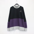 MULTI COLOR CUTOFF SWEAT #BLACK [23SS-FS-34/FS1078]