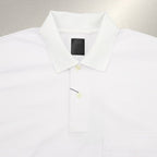 科技布料 POLO 衫短袖 #白色 [BE-32023]