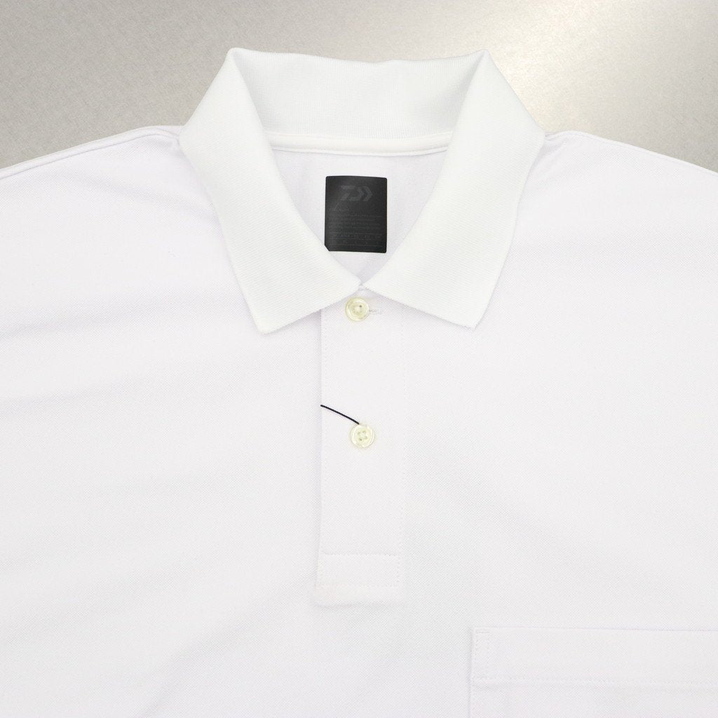 科技布料 POLO 衫短袖 #白色 [BE-32023]