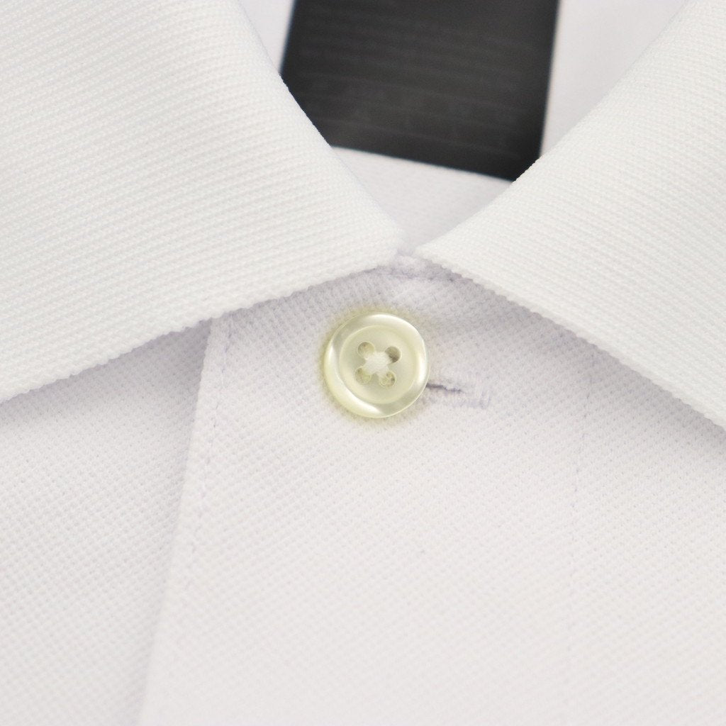 科技布料 POLO 衫短袖 #白色 [BE-32023]