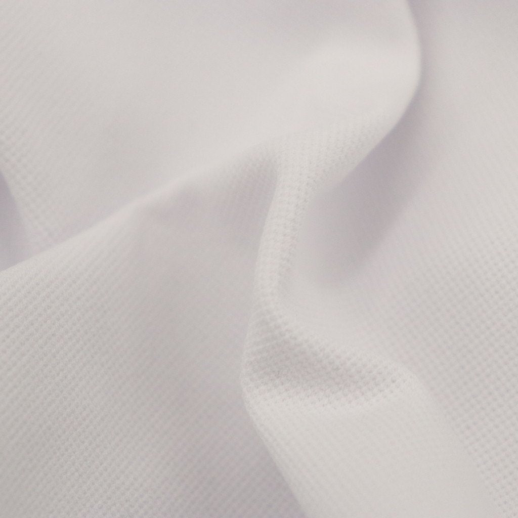 科技布料 POLO 衫短袖 #白色 [BE-32023]