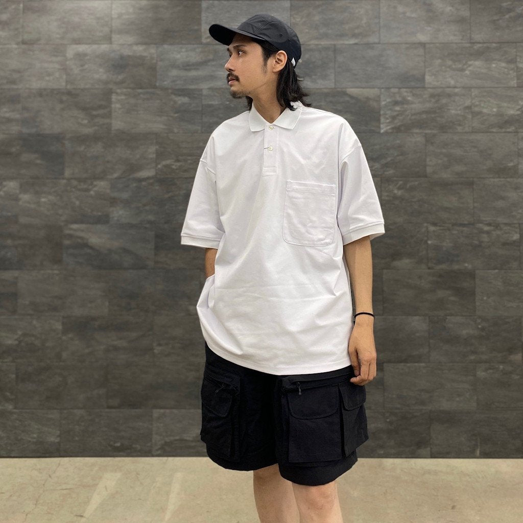 TECH POLO SHIRTS S/S #WHITE [BE-32023]