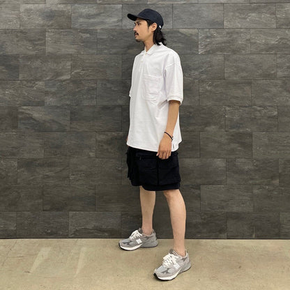 TECH POLO SHIRTS S/S #WHITE [BE-32023]