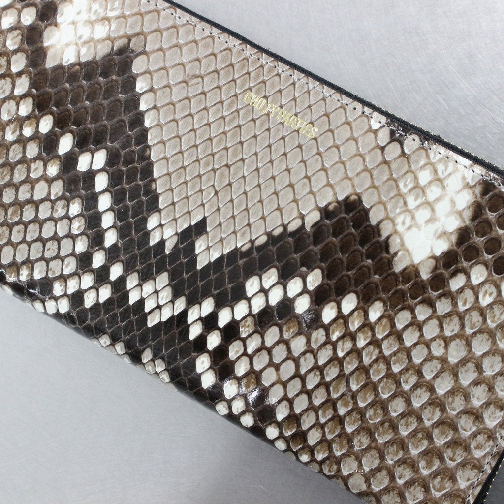 簡單說 | 圓形拉鍊長皮夾 - 3 型 - #白色 [23SS-WMA-WL06]