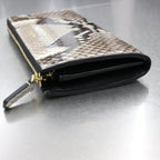 簡單說 | 圓形拉鍊長皮夾 - 3 型 - #白色 [23SS-WMA-WL06]