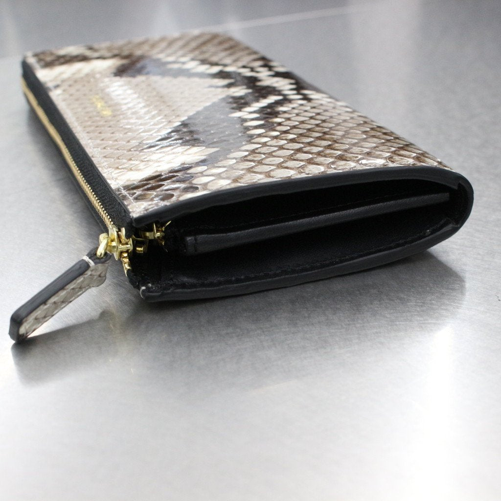 簡單說 | 圓形拉鍊長皮夾 - 3 型 - #白色 [23SS-WMA-WL06]