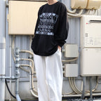 ALIGNING BIG LONG SLEEVE T #BLACK [CES23LT03]