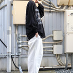 ALIGNING BIG LONG SLEEVE T #BLACK [CES23LT03]