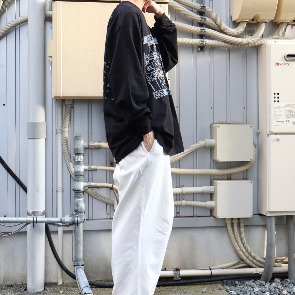 ALIGNING BIG LONG SLEEVE T #BLACK [CES23LT03]