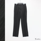 DOUBLE PLEATED TROUSERS #BLACK [23SS-WMP-TR30]
