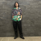 DOUBLE PLEATED TROUSERS #BLACK [23SS-WMP-TR30]