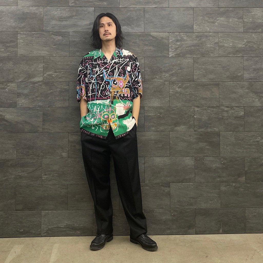 DOUBLE PLEATED TROUSERS #BLACK [23SS-WMP-TR30]