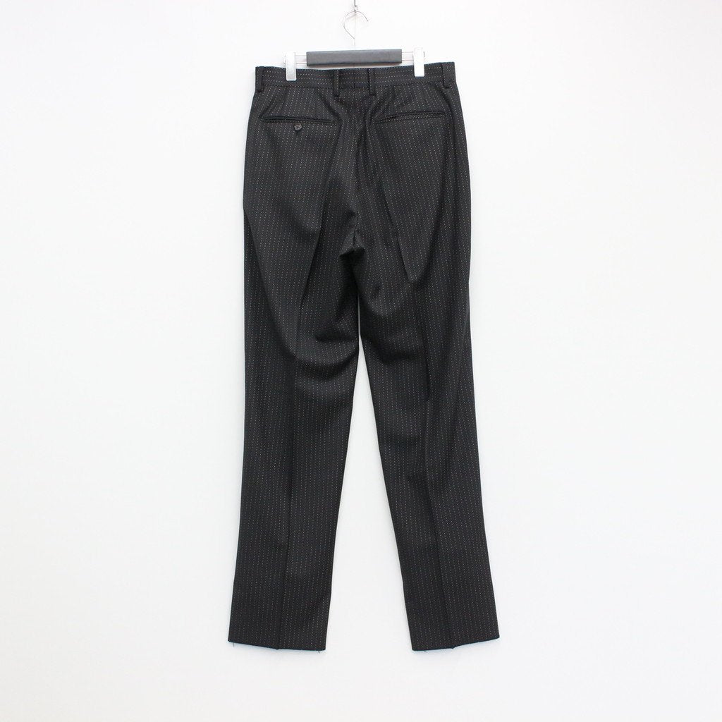 DOUBLE PLEATED TROUSERS #BLACK [23SS-WMP-TR30]