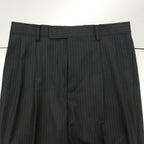 DOUBLE PLEATED TROUSERS #BLACK [23SS-WMP-TR30]