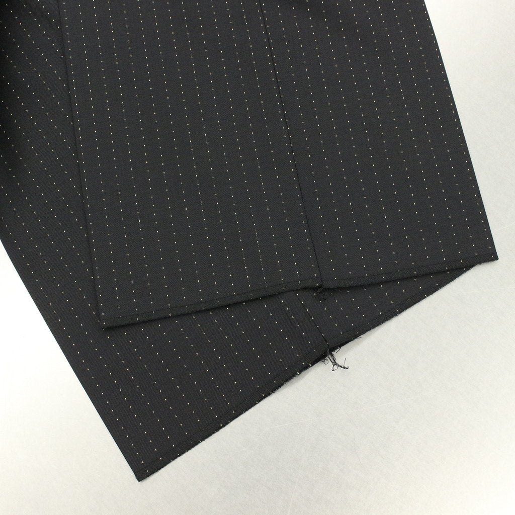 DOUBLE PLEATED TROUSERS #BLACK [23SS-WMP-TR30]