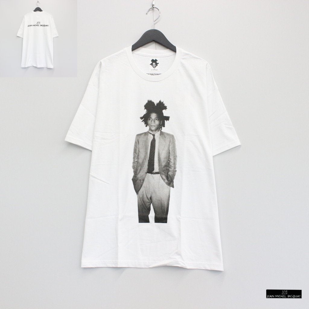 JEAN-MICHEL BASQUIAT | CREW NECK T-SHIRT -TYPE 2- #WHITE [BASQUIAT-WM-TEE02]