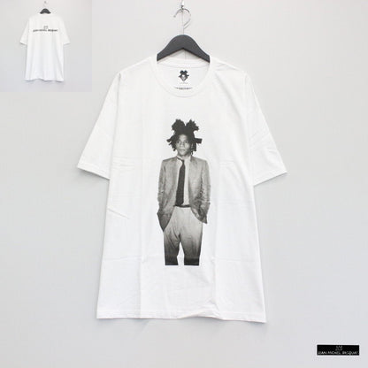 Jean-Michel Basquiat | 圆领 T 恤 - 类型 2- #白色 [BASQUIAT-WM-TEE02]