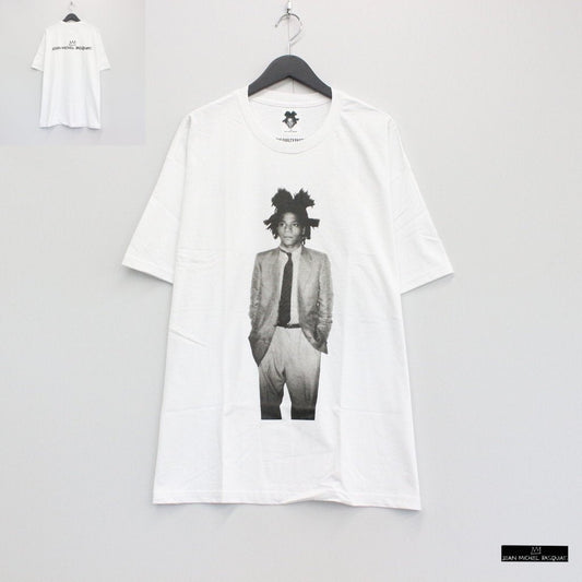 Jean-Michel Basquiat | 圆领 T 恤 - 类型 2- #白色 [BASQUIAT-WM-TEE02]