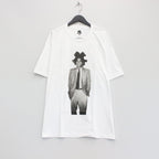 JEAN-MICHEL BASQUIAT | CREW NECK T-SHIRT -TYPE 2- #WHITE [BASQUIAT-WM-TEE02]