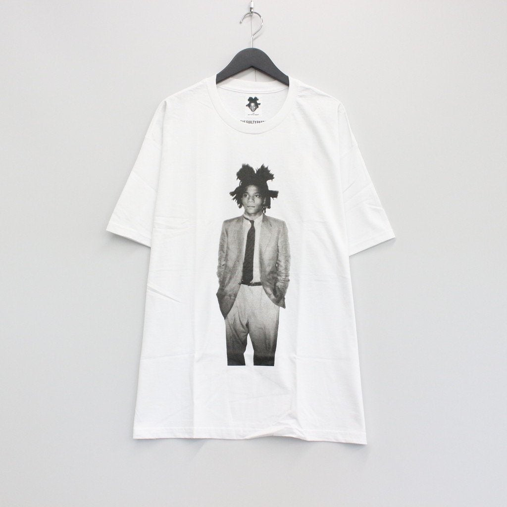 JEAN-MICHEL BASQUIAT | CREW NECK T-SHIRT -TYPE 2- #WHITE [BASQUIAT-WM-TEE02]