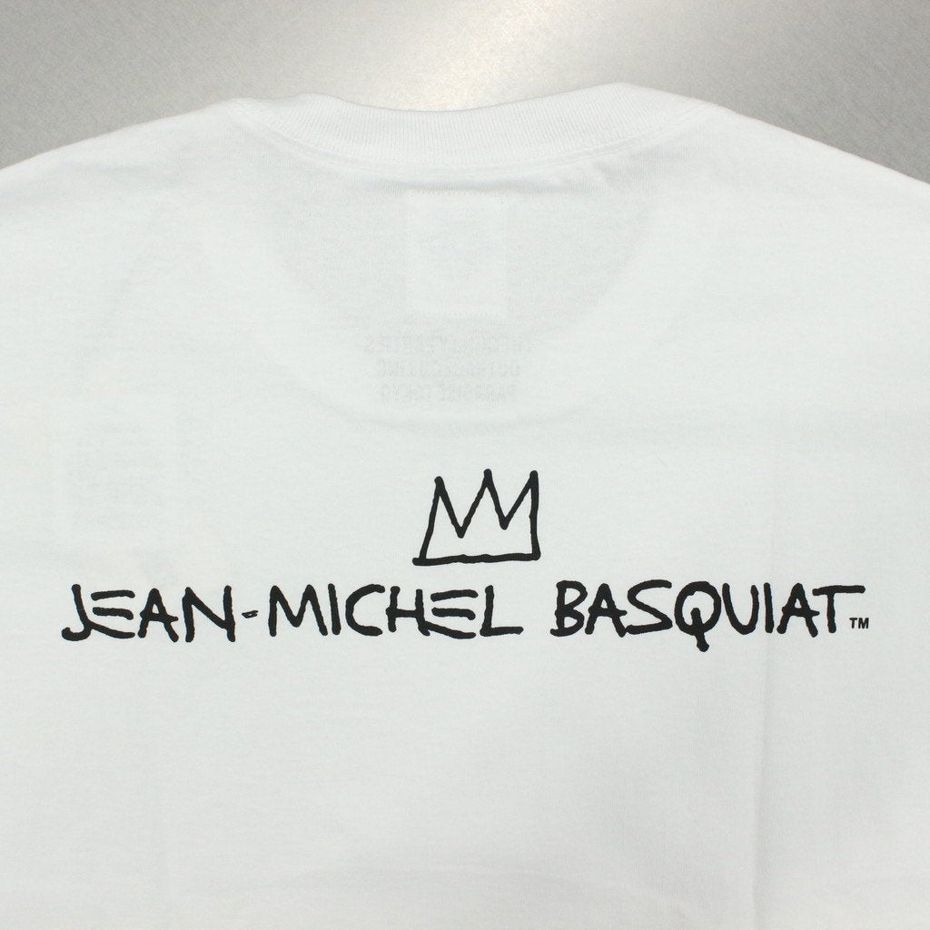 JEAN-MICHEL BASQUIAT | CREW NECK T-SHIRT -TYPE 2- #WHITE [BASQUIAT-WM-TEE02]