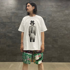 JEAN-MICHEL BASQUIAT | CREW NECK T-SHIRT -TYPE 2- #WHITE [BASQUIAT-WM-TEE02]