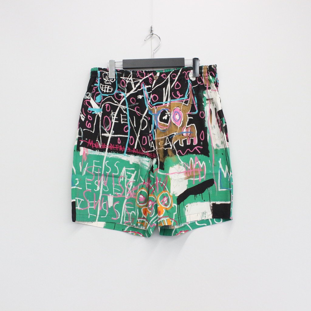 JEAN-MICHEL BASQUIAT | HAWAIIAN SHORTS -TYPE 4- #ONE [BASQUIAT-WM-HI20]