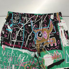 JEAN-MICHEL BASQUIAT | HAWAIIAN SHORTS -TYPE 4- #ONE [BASQUIAT-WM-HI20]
