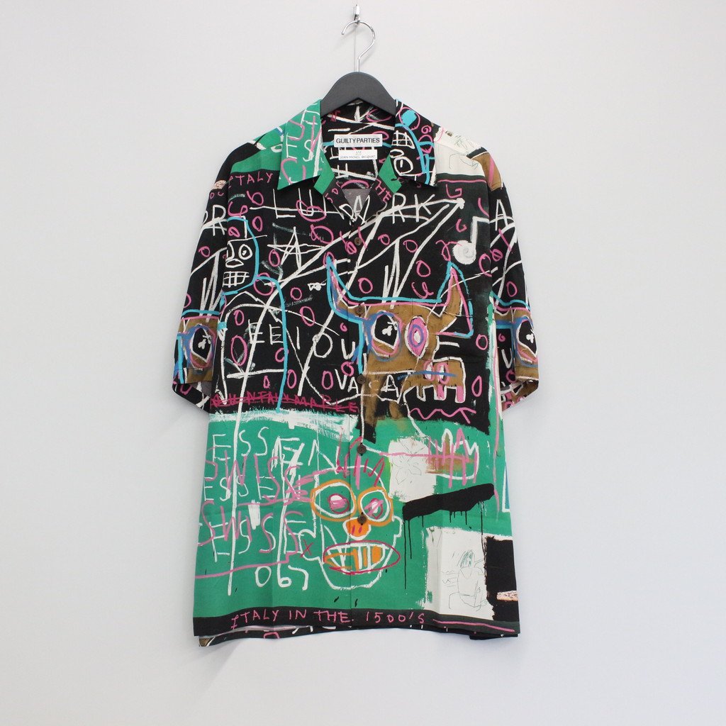 JEAN-MICHEL BASQUIAT | S/S HAWAIIAN SHIRT -TYPE 5- #ONE [BASQUIAT-WM-HI16]