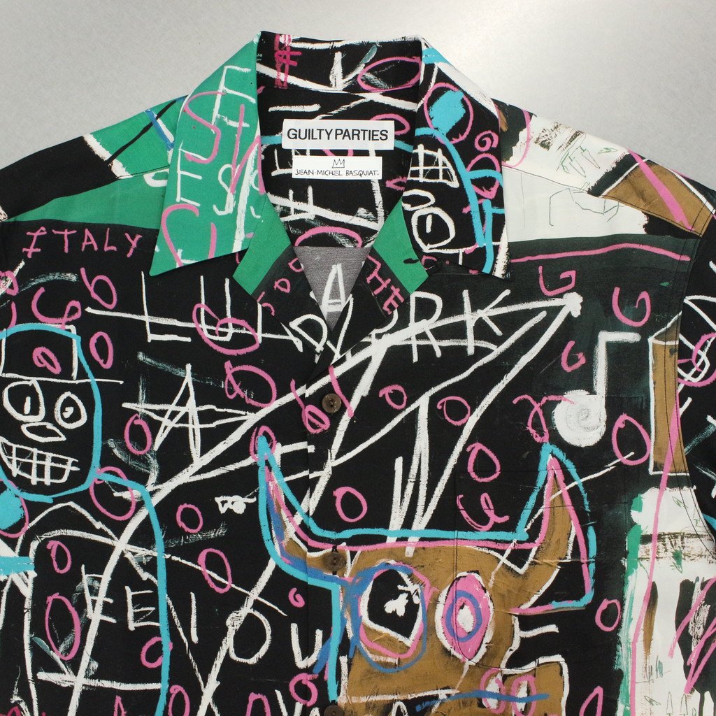 JEAN-MICHEL BASQUIAT | S/S HAWAIIAN SHIRT -TYPE 5- #ONE [BASQUIAT-WM-HI16]