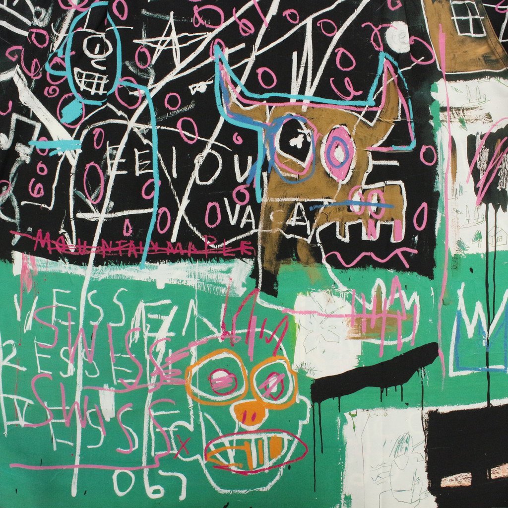 JEAN-MICHEL BASQUIAT | S/S HAWAIIAN SHIRT -TYPE 5- #ONE [BASQUIAT-WM-HI16]