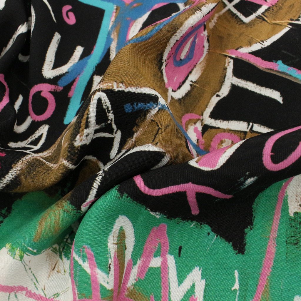 JEAN-MICHEL BASQUIAT | S/S HAWAIIAN SHIRT -TYPE 5- #ONE [BASQUIAT-WM-HI16]