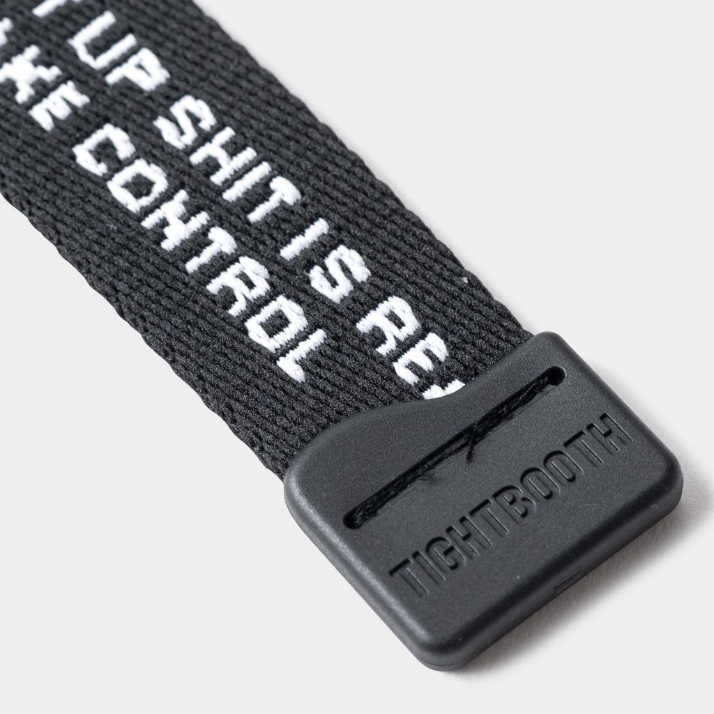 JACQUARD LOGO BELT #BLACK [SS23-A07]