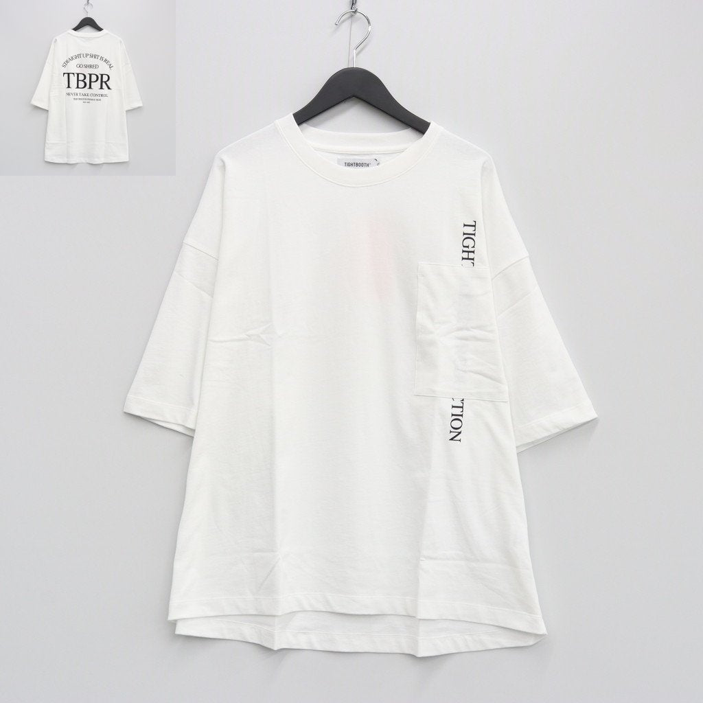 STRAIGHT UP T-SHIRT #WHITE [SS23-T08]