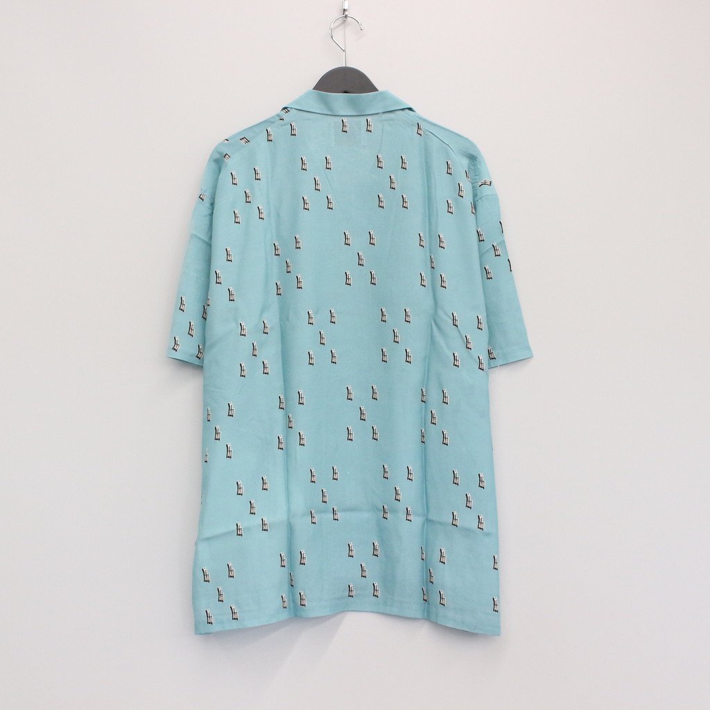 字母圖案襯衫 #綠色 [SC2310-SH06]