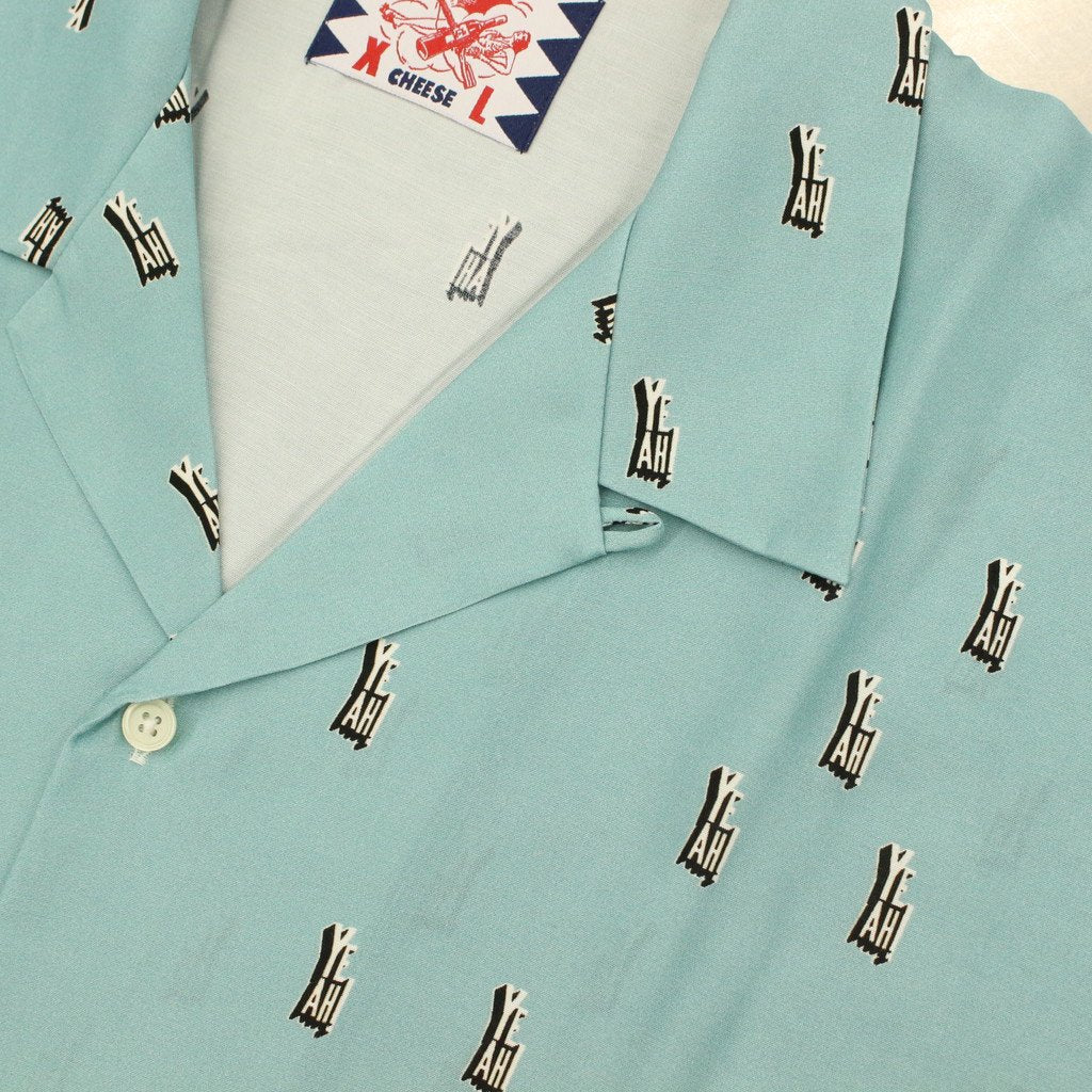 字母圖案襯衫 #綠色 [SC2310-SH06]