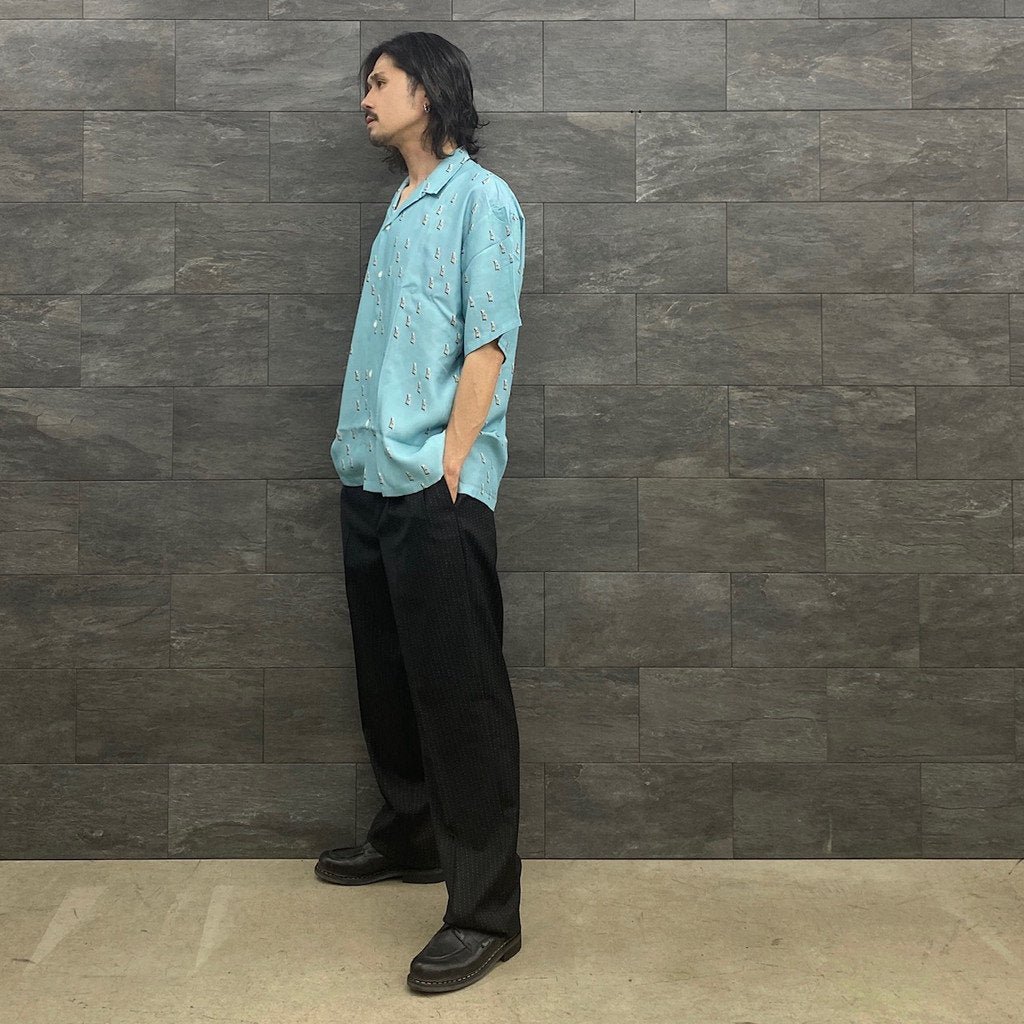 字母圖案襯衫 #綠色 [SC2310-SH06]