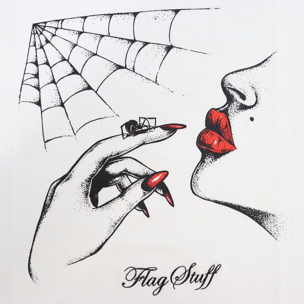 蜘蛛不鏽鋼 T 卹 #白色 [23SS-FS-51/FS1091]