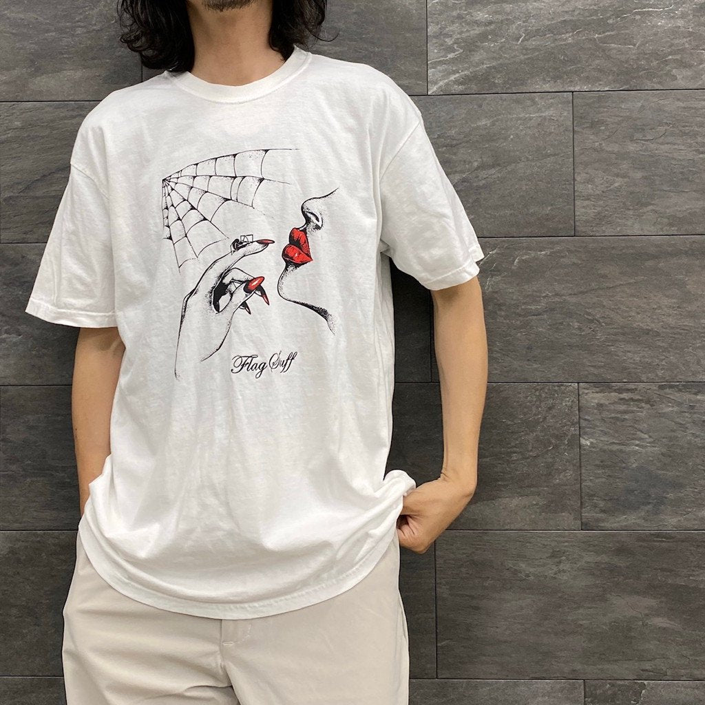 蜘蛛不鏽鋼 T 卹 #白色 [23SS-FS-51/FS1091]