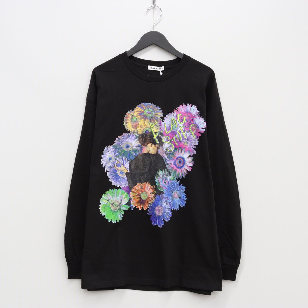 FLOWER L/S TEE #BLACK [23SS-FS-43/FS1111]