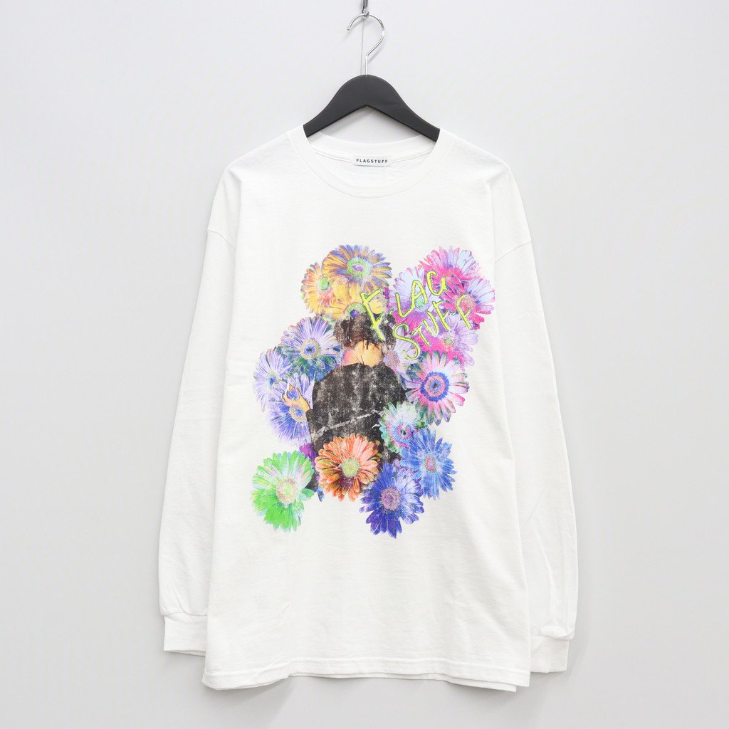 FLOWER L/S TEE #WHITE [23SS-FS-43/FS1111]