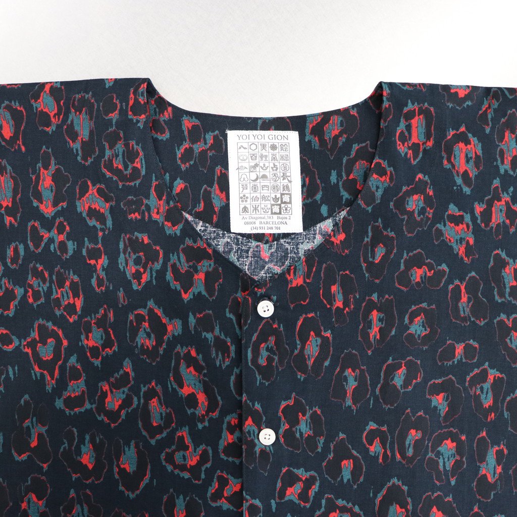 LEOPARD KOIKUCHI SHIRTS #COLOR [YY-KOI-21]