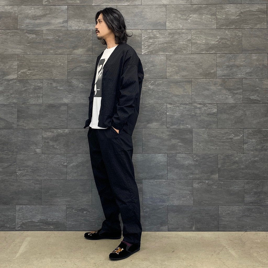 KARIYUSHI 開襟衫 #黑色 [S0358104]